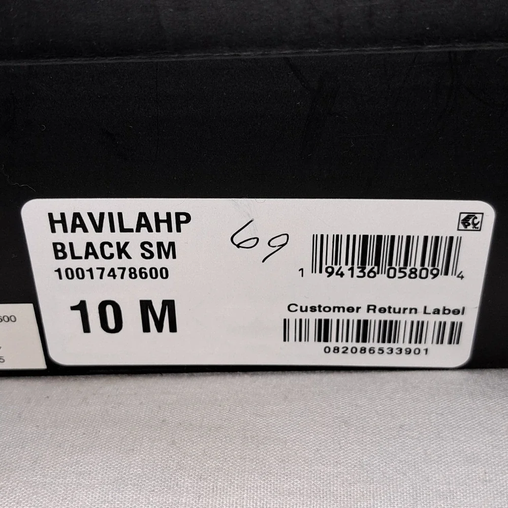 INC International Concepts Black‎ Sandals Minimalist Design Size 10M